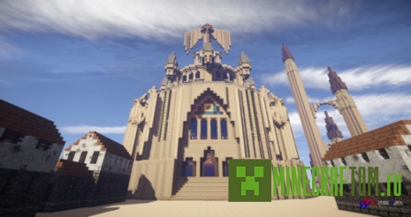 Карта Talonguard Haven's town игры Майнкрафт