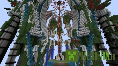 Карта The Gardens of Babylon (Сады Семирамиды) для игры Minecraft