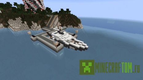 Карта Futuristic Redstone Lighthouse (Футуристический маяк) Майнкрафт Карта Futuristic Redstone Lighthouse (Футуристический маяк) Майнкрафт