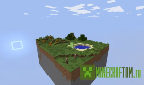 Карта Chunk Survival (Кусок выживания) для Майнкрафт