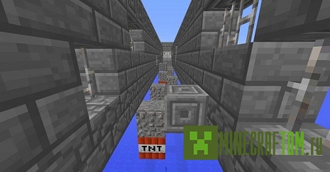 Карта Sprint or Fall (Беги или падай) для игры Майнкрафт