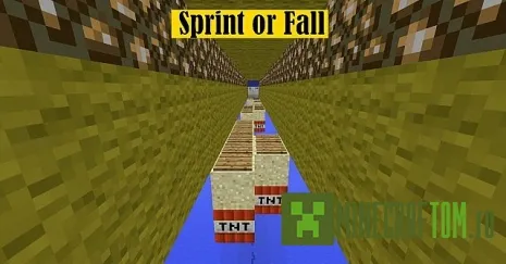 Карта Sprint or Fall (Беги или падай) для игры Майнкрафт Карта Sprint or Fall (Беги или падай) для игры Майнкрафт