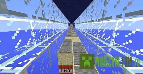 Карта Sprint or Fall (Беги или падай) для игры Майнкрафт