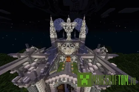 Карта Misting Angel Town (город ангелов Мистинг) игры Майнкрафт ПЕ Карта Misting Angel Town (город ангелов Мистинг) игры Майнкрафт ПЕ