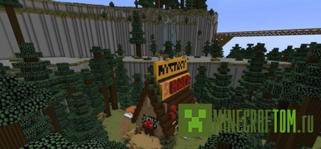 Карта Gravity Falls (Падение гравитации) MCPE Карта Gravity Falls (Падение гравитации) MCPE