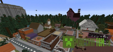 Карта Gravity Falls (Падение гравитации) MCPE Карта Gravity Falls (Падение гравитации) MCPE