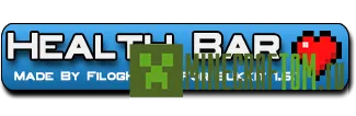Плагин Health Bar (Полоса здоровья) версии 1.5.2 игры Майнкрафт Плагин Health Bar (Полоса здоровья) версии 1.5.2 игры Майнкрафт