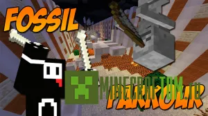 Карта Fossil Parkour (Старомодный паркур) для игры Майнкрафт Карта Fossil Parkour (Старомодный паркур) для игры Майнкрафт