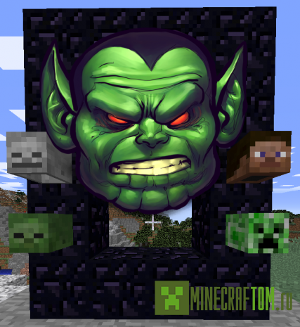 Плагин FreshHeadNetherPortal (Свежие головы для портала пустоты)