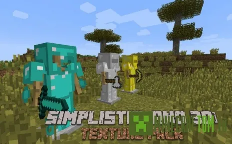 Текстуры Simplistic (Упрощенные) версии 1.8 игры Майнкрафт Текстуры Simplistic (Упрощенные) версии 1.8 игры Майнкрафт