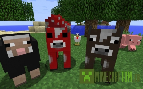 Текстуры Simplistic (Упрощенные) версии 1.8 игры Майнкрафт