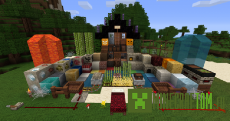 Текстуры JaninaCraft для Майнкрафт ПЕ