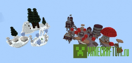 Карта Tiny Continents (Крошечные континенты) MCPE Карта Tiny Continents (Крошечные континенты) MCPE