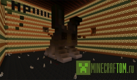 Карта The Bunny Battle (Кроличья битва) MCPE Карта The Bunny Battle (Кроличья битва) MCPE