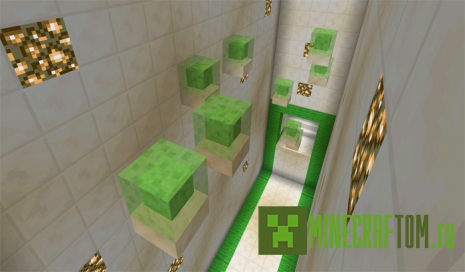 Карта Slime Blocks (Блоки слизи) для игры Minecraft PE Карта Slime Blocks (Блоки слизи) для игры Minecraft PE