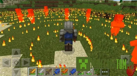 Мод Elemental Swords (Стихийные мечи) для игры Minecraft PE Мод Elemental Swords (Стихийные мечи) для игры Minecraft PE