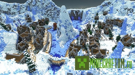 Карта Winter’s Secret (Зимнее убежище) для игры Майнкрафт