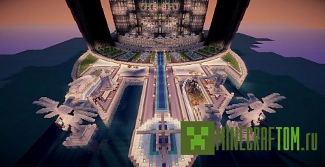 Карта Skyscraper: TeamHouse (Небоскреб: командный дом) Майнкрафт