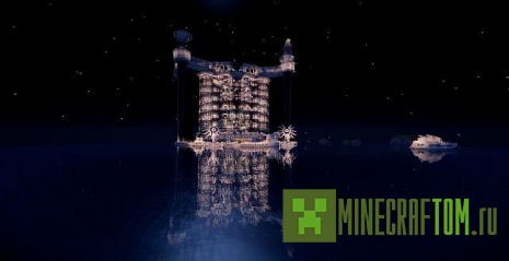 Карта Skyscraper: TeamHouse (Небоскреб: командный дом) Майнкрафт