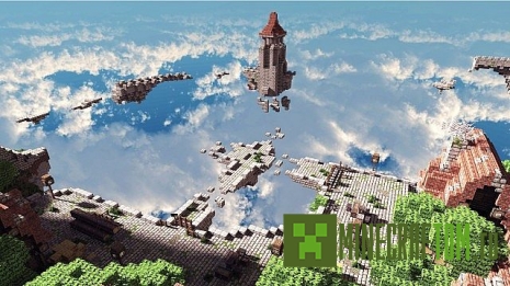 Карта Terados SkyLand (Небесная земля Терадос) игры Minecraft Карта Terados SkyLand (Небесная земля Терадос) игры Minecraft