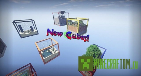 Карта Sky Cubes Survival (Выживание в небесных кубах) игры Майнкрафт