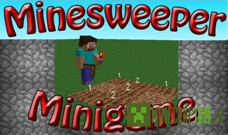 Карта Minesweeper (Минный сапер) для игры Майнкрафт