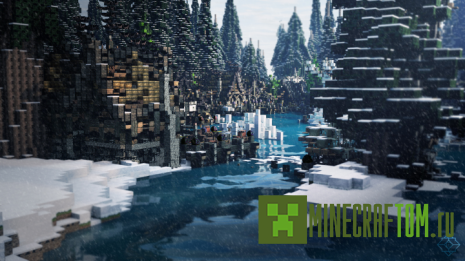 Карта Vinterns Port для игры Майнкрафт