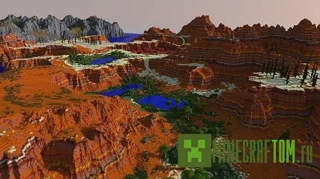 Карта Lands of Luvem (Земли Лювем) для игры Майнкрафт