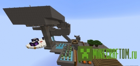 Карта Skyblock Reloaded (Перезагрузка небесных блоков) Майнкрафт