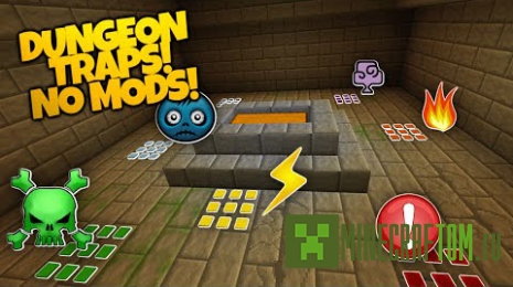 Карта Pixel Dungeon Traps (Ловушки в пиксельном подземелье) Карта Pixel Dungeon Traps (Ловушки в пиксельном подземелье)