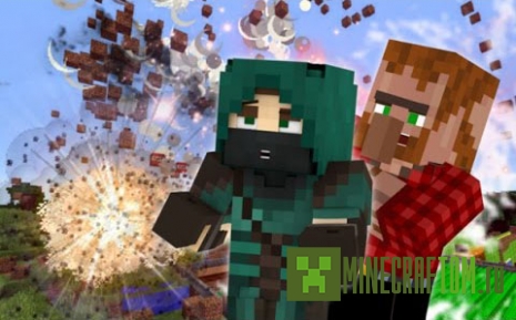 Карта Block-Throwing Tornadoes (Торнадо) Minecraft