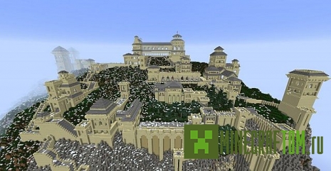 Карта Cair Paravel (Кэр Паравел) для игры Minecraft