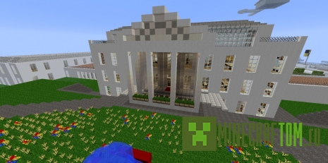 Карта White house (Белый Дом) для игры Майнкрафт