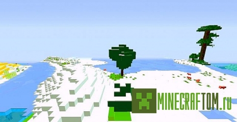 Текстуры Cube World (Мир куба) для 1.6.2 Майнкрафт