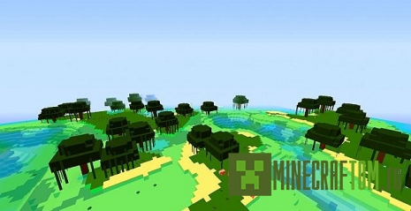 Текстуры Cube World (Мир куба) для 1.6.2 Майнкрафт