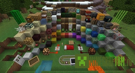 Текстуры PixelCraft HD (Пиксель HD) версии 1.6.4 Майнкрафт