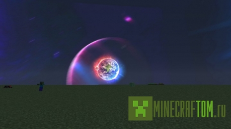 Текстуры Realistic Space sky (Реалистичное космическое небо) для 1.8 Текстуры Realistic Space sky (Реалистичное космическое небо) для 1.8