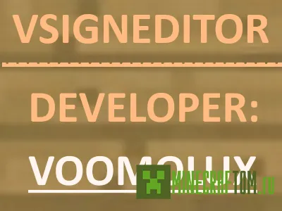 Плагин vSignEditor (Редактор знака) для Майнкрафт версии 1.8 Плагин vSignEditor (Редактор знака) для Майнкрафт версии 1.8