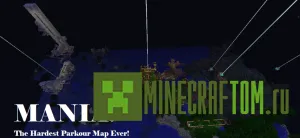 Карта Mania Parkour (Мания) для игры Minecraft Карта Mania Parkour (Мания) для игры Minecraft