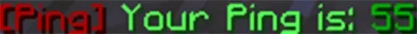 Плагин PingReply (Показать Пин) для версии 1.6.4 Майнкратфт