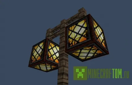 Плагин StreetLights (Уличные фонари) для версии 1.7.4 Minecraft