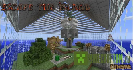 Карта Escape The Island (Побег из острова) Майнкрафт