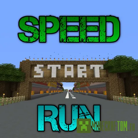 Карта Speed Run (Скоростной бег) Майнкрафт Карта Speed Run (Скоростной бег) Майнкрафт