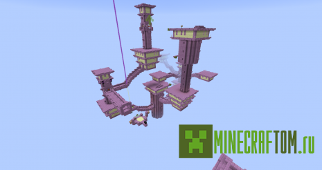 Карта Jump. Glide. Fly (Прыгай, скользи, летай) для игры Майнкрафт Карта Jump. Glide. Fly (Прыгай, скользи, летай) для игры Майнкрафт