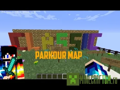 Карта Classic Parkour (Классический паркур) для игры Майнкрафт