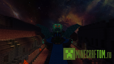 Карта Nivenska Nights Saga (Ночные саги Нивенска) для Майнкрафт