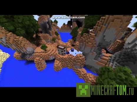 Карта Darkshard islands (Темные острова) для Майнкрафт