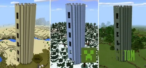 Мод Battle Towers (Боевые башни) для игры MCPE Мод Battle Towers (Боевые башни) для игры MCPE