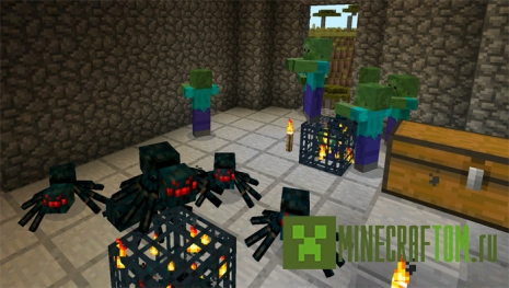 Мод Battle Towers (Боевые башни) для игры MCPE Мод Battle Towers (Боевые башни) для игры MCPE