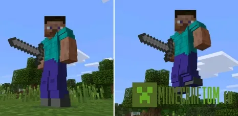 Мод Animated+ (Анимация плюс) для портативной версии Minecraft Мод Animated+ (Анимация плюс) для портативной версии Minecraft